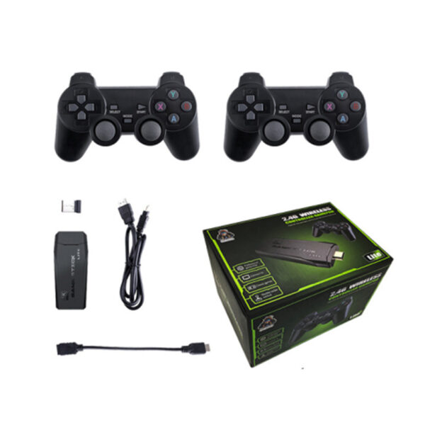 M8 4K HD Video Game Console with 2 Wireless Gamepads