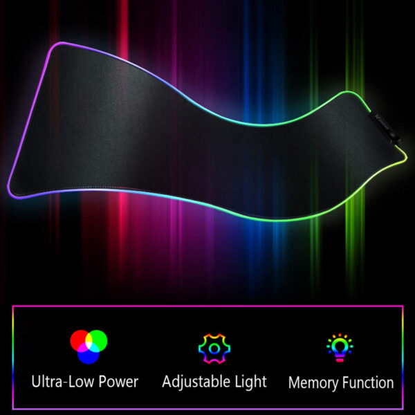 Colorful Luminous RGB Gaming Mouse Pad